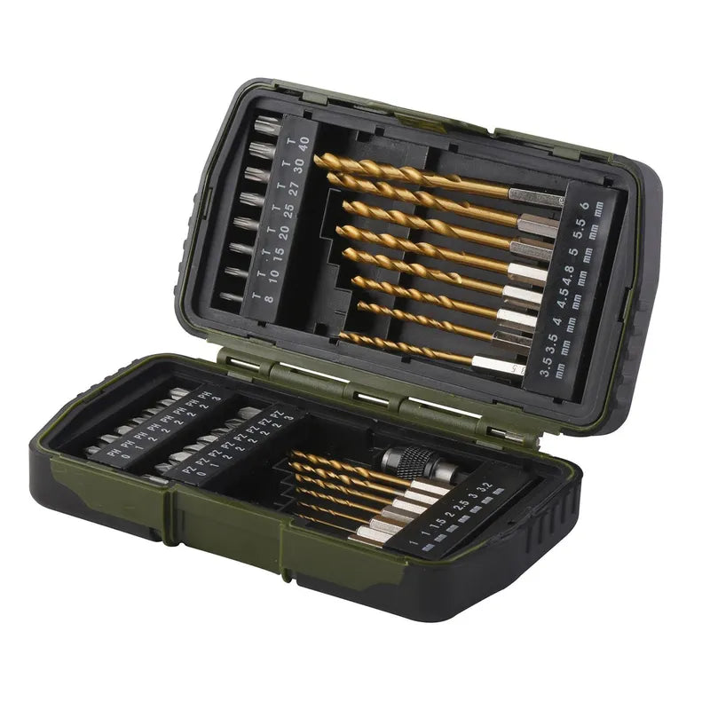 BAUKER
Kit de puntas + brocas 40 piezas