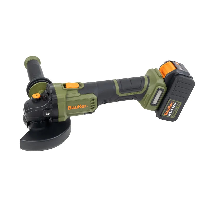 BAUKER
Esmeril 4 1/2"- 5" Inalámbrico 20 V Brushless + 1 Batería 4 AH + 1 Cargador