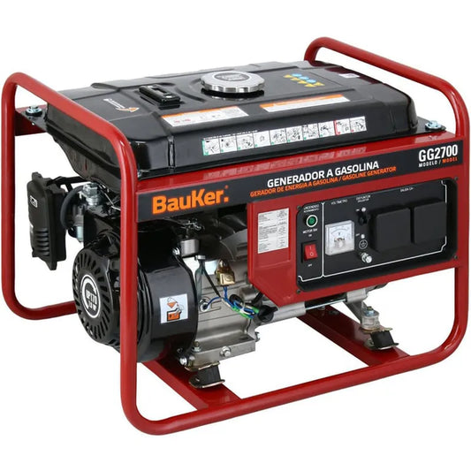 BAUKER
Generador Eléctrico a Gasolina Partida Manual 2000 W 15 l
