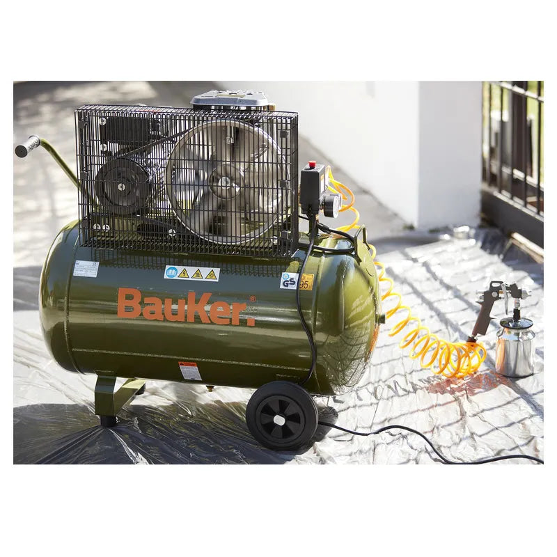 BAUKER
Compresor de Aire Portátil 2 HP 100 Litros AB100 248