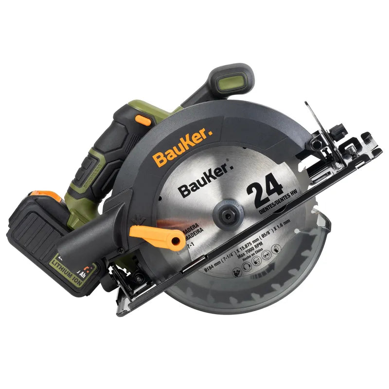 BAUKER
Sierra Circular Inalámbrica 20 V Brushless sin Batería