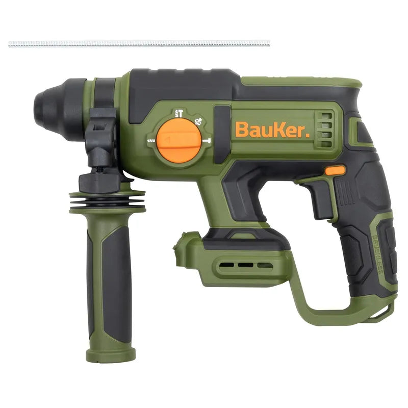 BAUKER
Rotomartillo SDS Plus Inalámbrico 20 V Brushless sin Batería