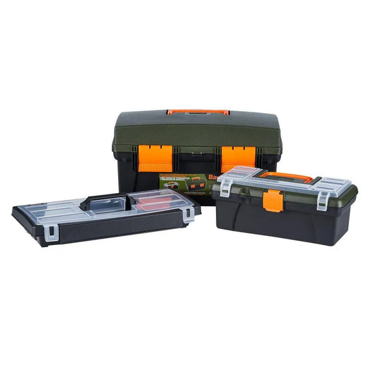 BAUKER
Set cajas 16" y 12" con bandeja
