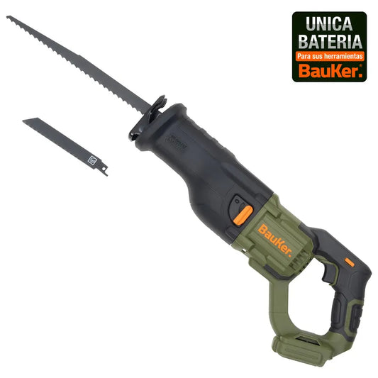 BAUKER
Sierra Sable Inalámbrica 20 V Brushless sin Batería