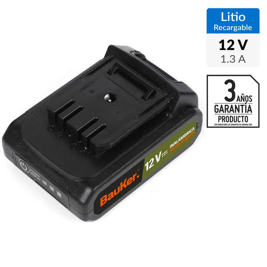BAUKER
Batería recargable 12V 1,3 Ah