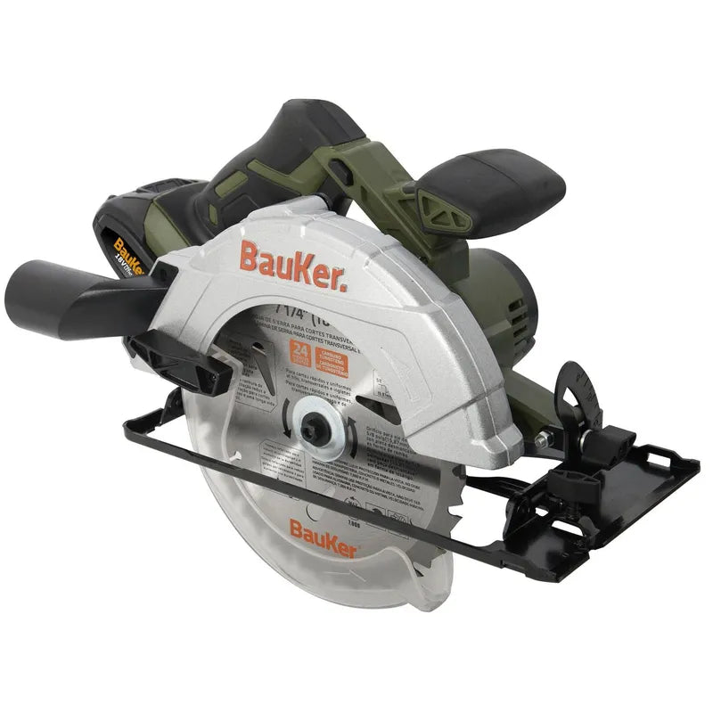 BAUKER
Taladro inalámbrico percutor + sierra circular + sierra caladora 18V