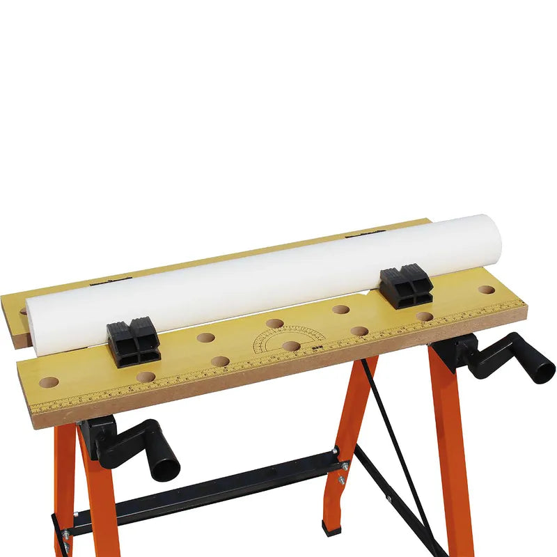 BAUKER
Banco de trabajo plegable madera 63x56x77,5 cm gris