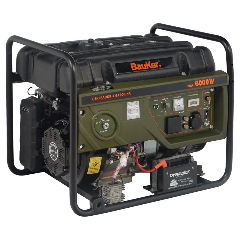 BAUKER
Generador Eléctrico a Gasolina Partida Eléctrica 6000 W 25