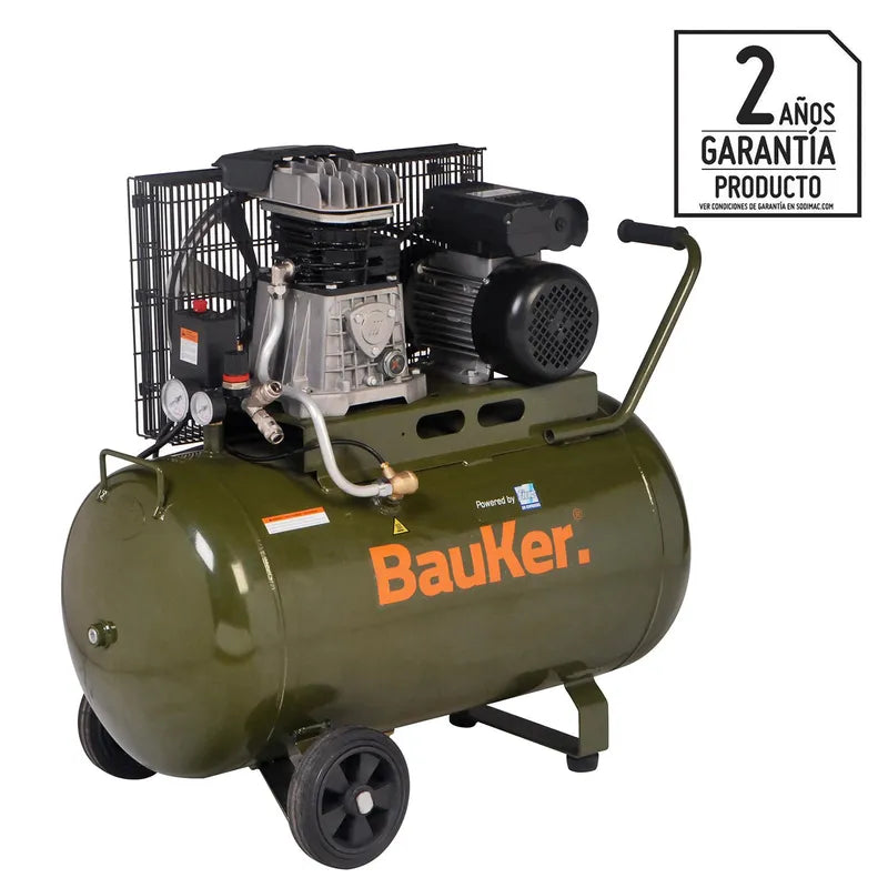 BAUKER
Compresor de Aire Portátil 2 HP 100 Litros AB100 248