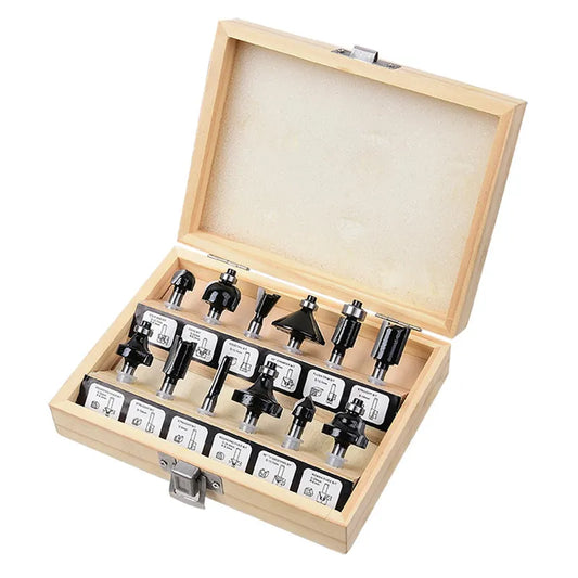 BAUKER
Set 12 Fresas 1/4 pulgadas