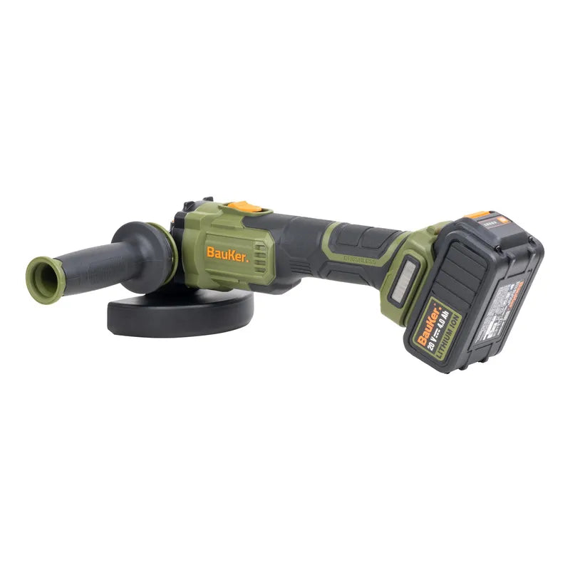 BAUKER
Esmeril 4 1/2"- 5" Inalámbrico 20 V Brushless + 1 Batería 4 AH + 1 Cargador