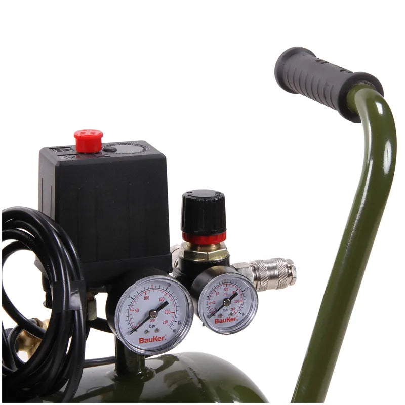 BAUKER
Compresor de Aire Portátil 2 HP 25 Litros Euro 225