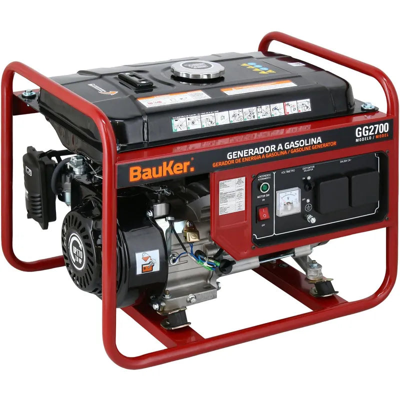 BAUKER
Generador Eléctrico a Gasolina Partida Manual 2000 W 15 l