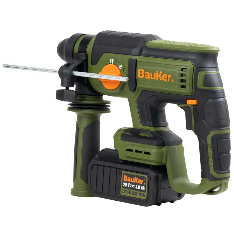 BAUKER
Rotomartillo SDS Plus Inalámbrico 20 V Brushless sin Batería