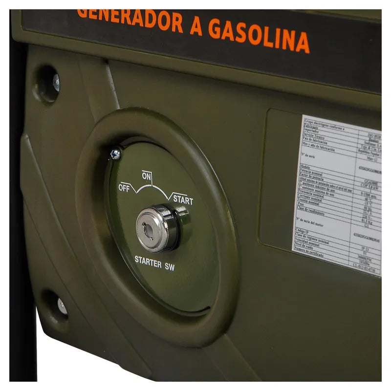 BAUKER
Generador Eléctrico a Gasolina Partida Eléctrica 6000 W 25