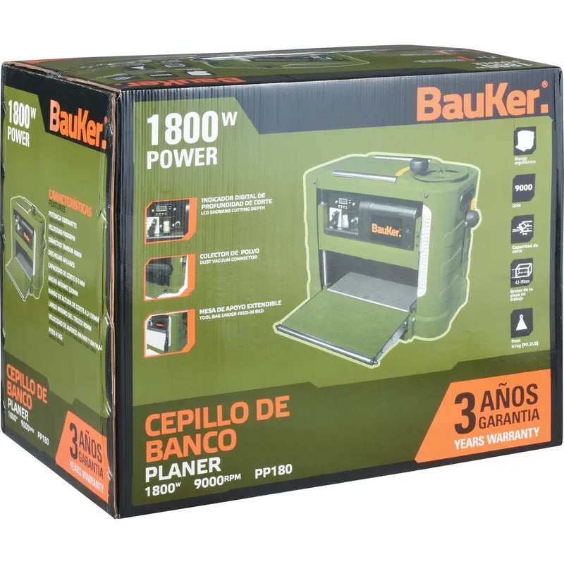 BAUKER
Cepillo de Banco eléctrico 1800W