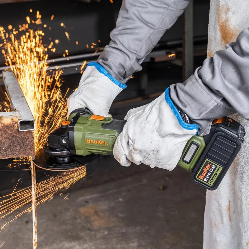 BAUKER
Esmeril 4 1/2"- 5" Inalámbrico 20 V Brushless + 1 Batería 4 AH + 1 Cargador