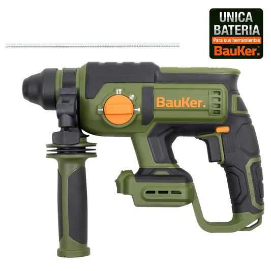 BAUKER
Rotomartillo SDS Plus Inalámbrico 20 V Brushless sin Batería