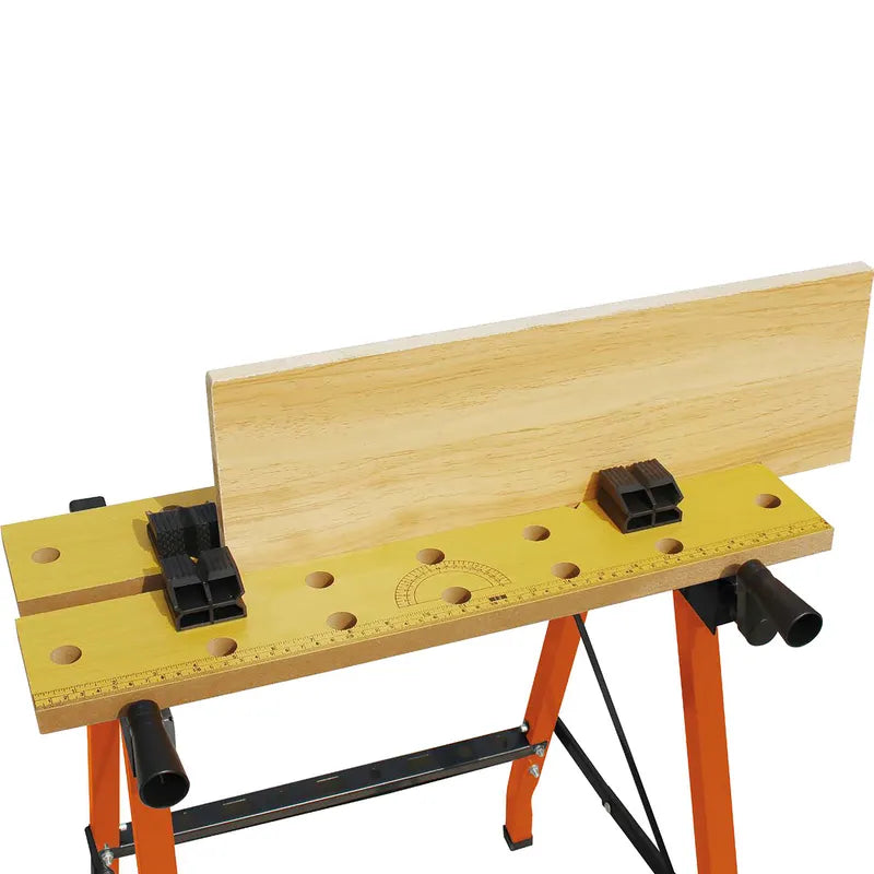 BAUKER
Banco de trabajo plegable madera 63x56x77,5 cm gris
