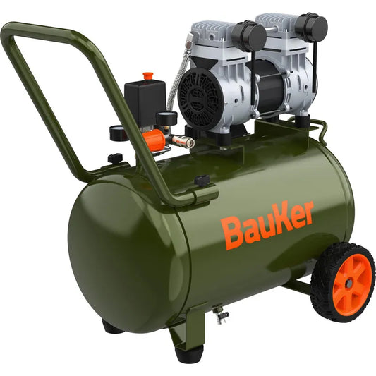 BAUKER
Compresor de Aire Portátil Insonoro/sin Aceite 1.6 HP 50 Litros 3305059