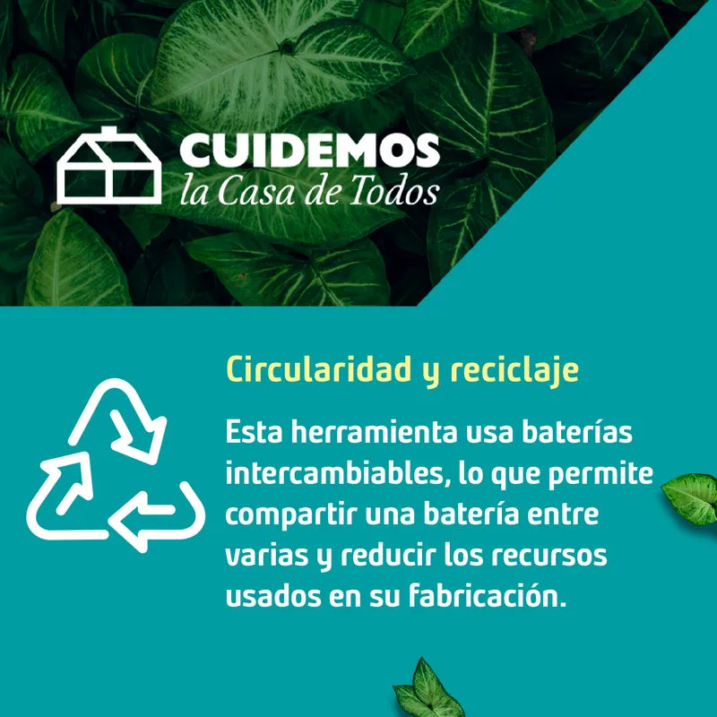 BAUKER
Taladro inalámbrico percutor + sierra circular + sierra caladora 18V