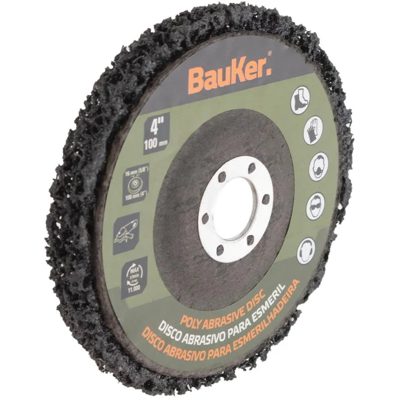 BAUKER
Grata abrasiva 100 mm acero