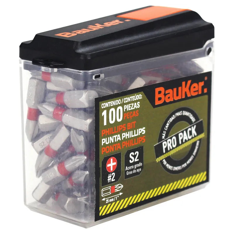 BAUKER
Pack de puntas 100 piezas