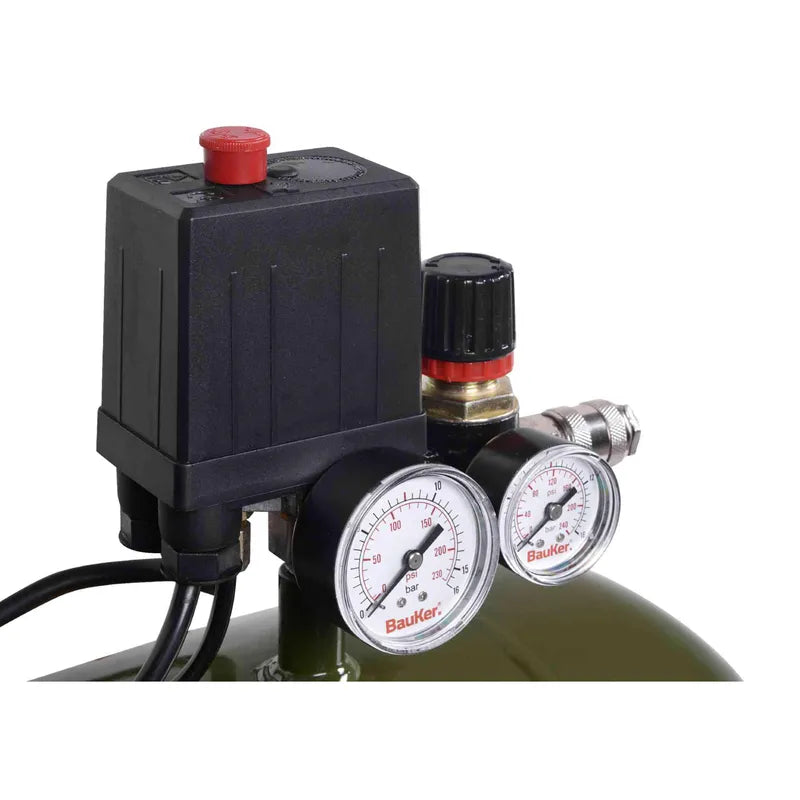 BAUKER
Compresor de Aire Portátil 2 HP 50 Litros Euro 250