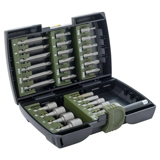 BAUKER
Kit de puntas y dados 28 piezas