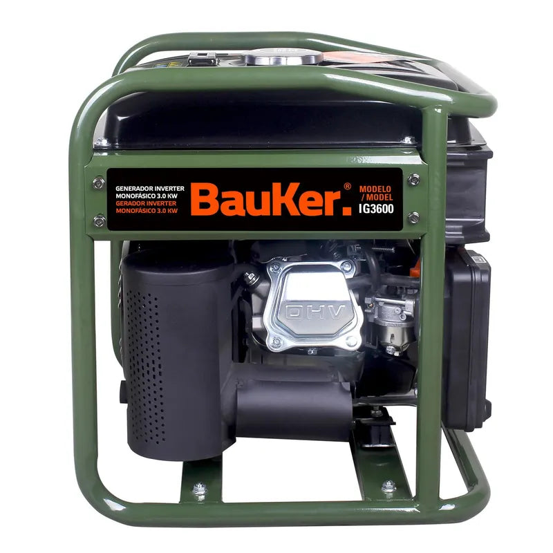 BAUKER
Generador Eléctrico a Partida Manual 3000 W 12