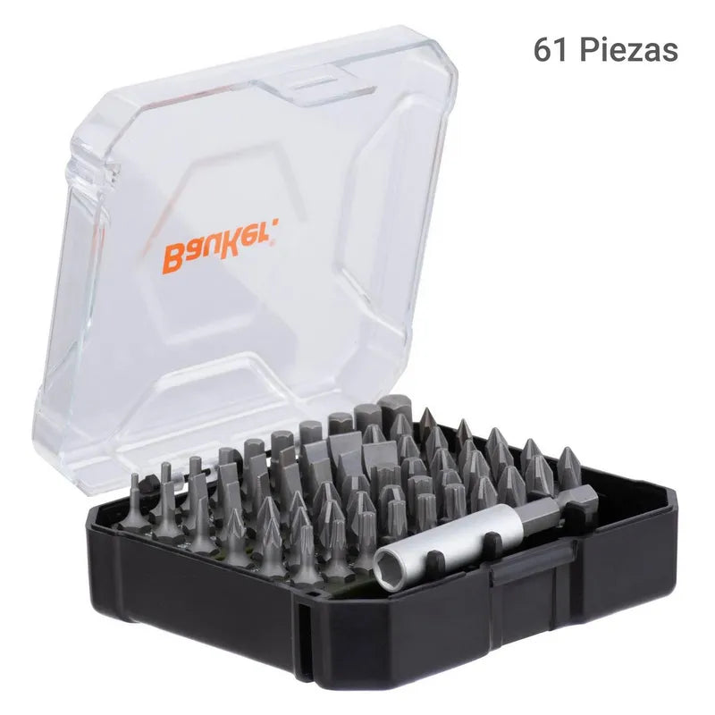 BAUKER
Set de puntas para destornillador 61 unidades