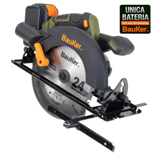 BAUKER
Sierra Circular Inalámbrica 20 V Brushless sin Batería