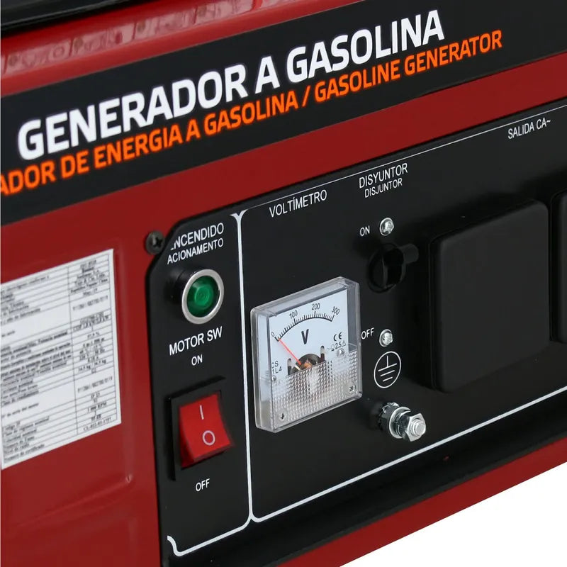 BAUKER
Generador Eléctrico a Gasolina Partida Manual 2000 W 15 l