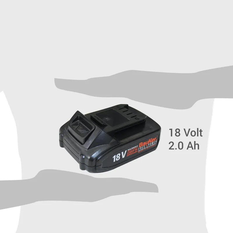 BAUKER
Batería recargable 18V 2,0 Ah