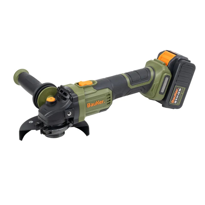 BAUKER
Esmeril 4 1/2"- 5" Inalámbrico 20 V Brushless + 1 Batería 4 AH + 1 Cargador