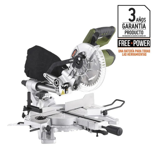 BAUKER
Sierra Ingleteadora Inalámbrica 7 1/4" 18V Sin Batería