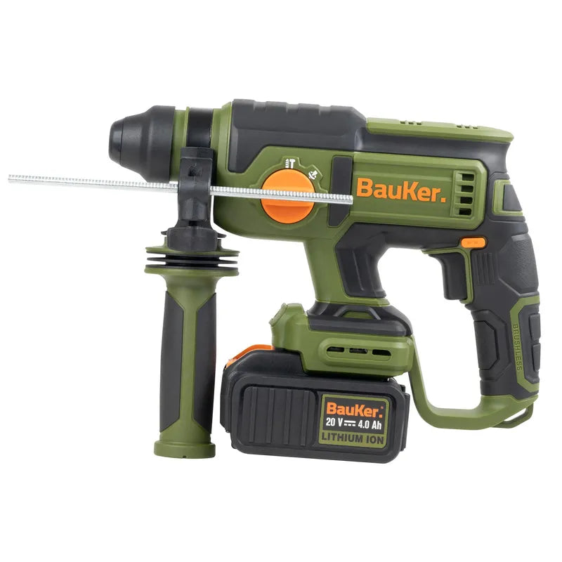 BAUKER
Rotomartillo SDS Plus Inalámbrico 20 V Brushless sin Batería