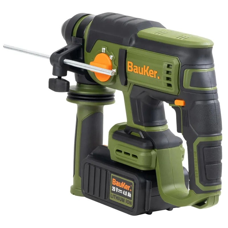 BAUKER
Rotomartillo SDS Plus Inalámbrico 20 V Brushless sin Batería