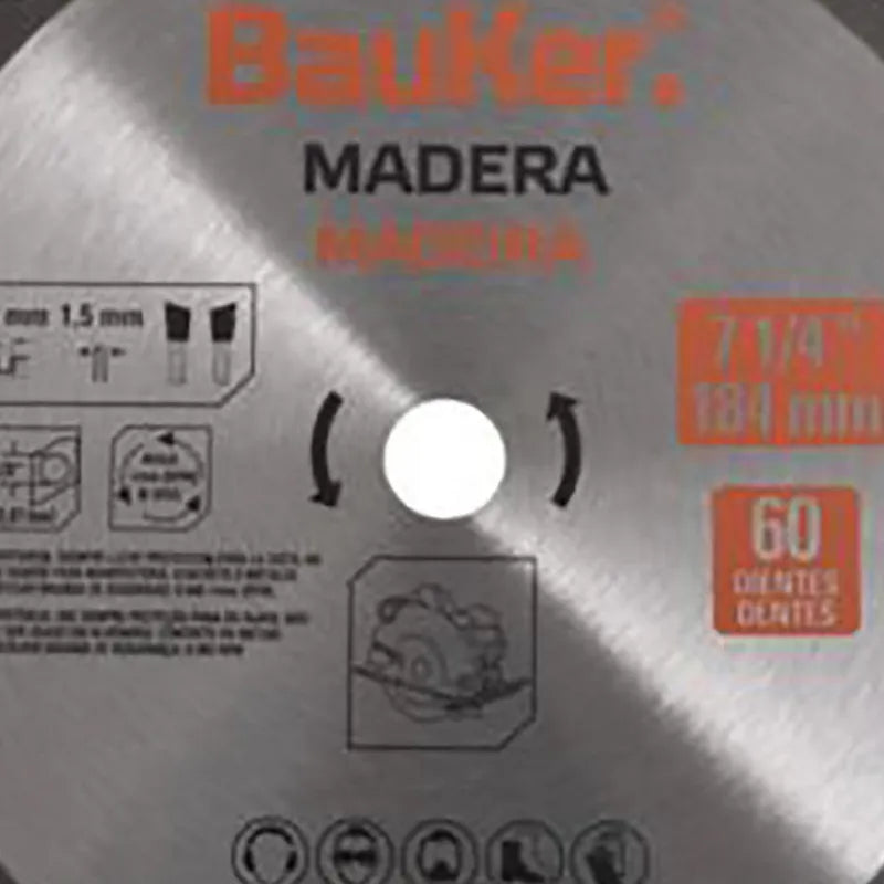 BAUKER
Disco de sierra circular 10" 60 dientes