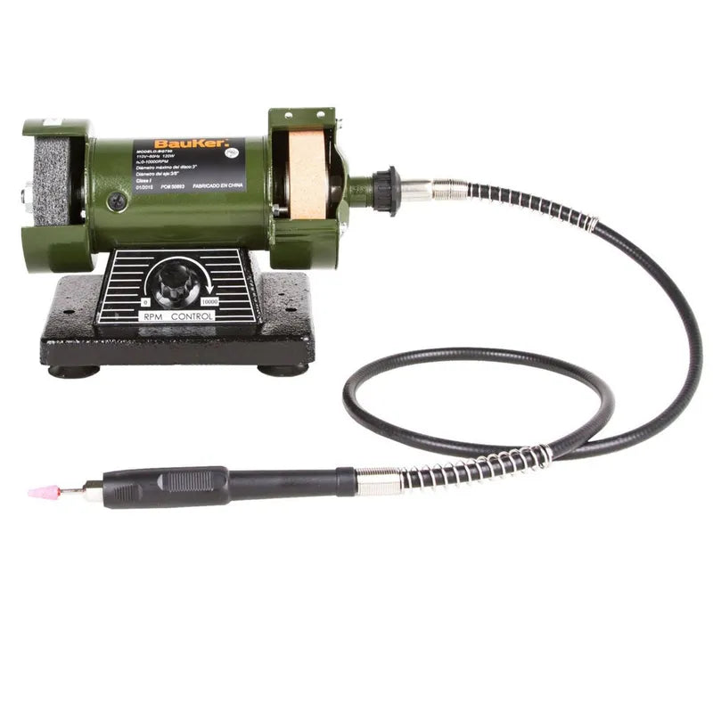 BAUKER
Esmeril de Banco Eléctrica 75 mm 120 W BG750