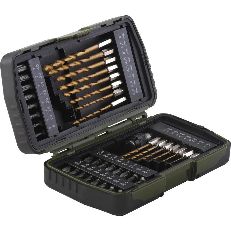BAUKER
Kit de puntas + brocas 40 piezas