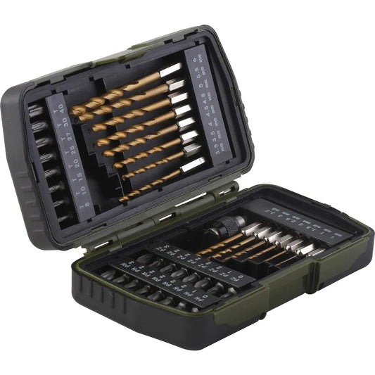 BAUKER
Kit de puntas + brocas 40 piezas