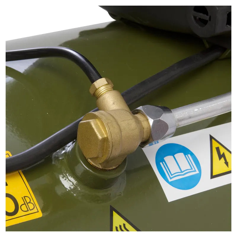 BAUKER
Compresor de Aire Portátil 2 HP 50 Litros Euro 250